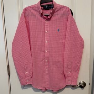 Ralph Lauren Blue Label Pink Gingham Shirt